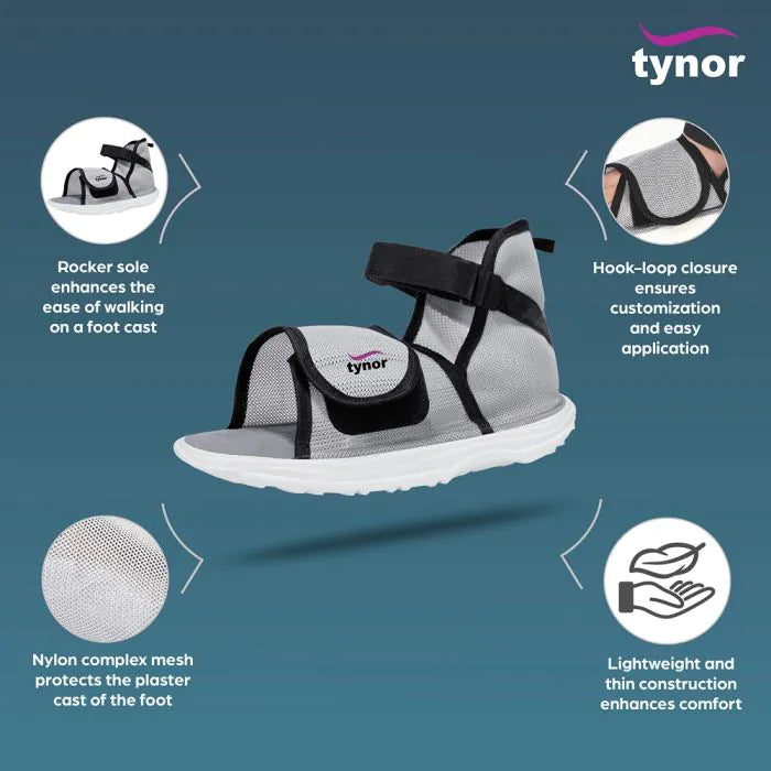 Tynor Cast Shoe Rocker Sole C-08