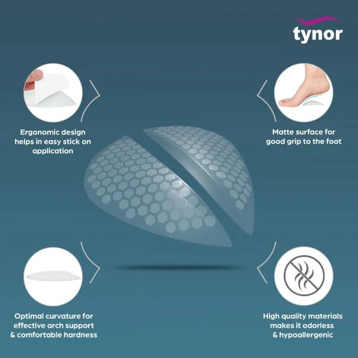 Tynor Arch Support Semi Pro (Pair) K-15