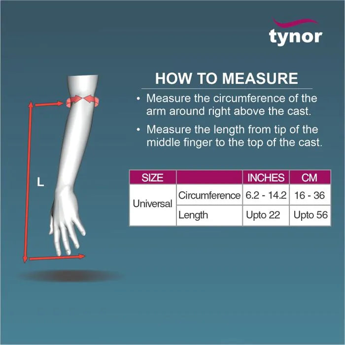 Tynor Cast Cover Arm C-19