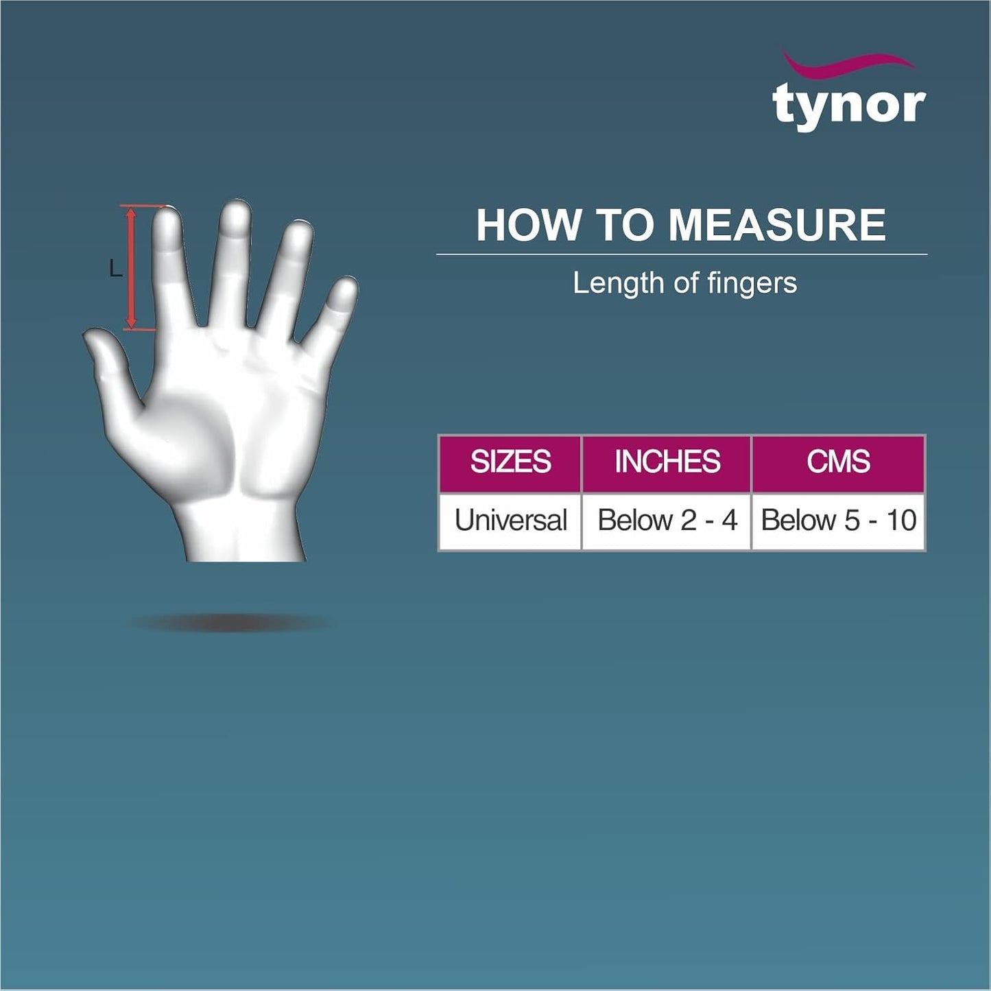 Tynor Mallet Finger Splint F-05 (Universal)