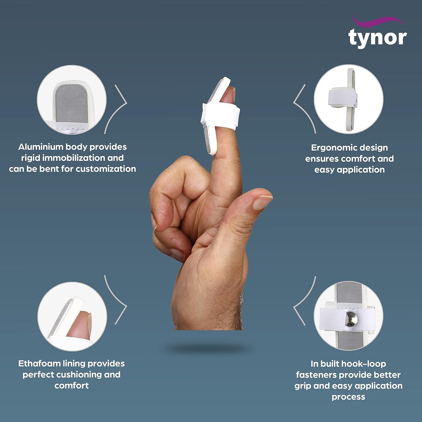 Tynor Mallet Finger Splint F-05 (Universal)