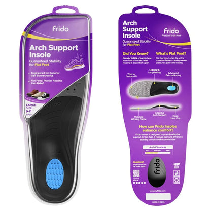 Frido Arch Support Insoles (Semi-Rigid)