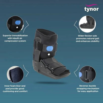Tynor Walker Boot Air-Short D-52