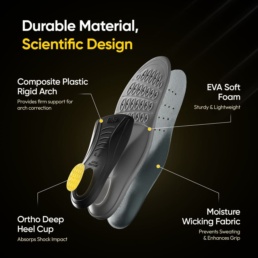 Frido Arch Support Insoles (Rigid)