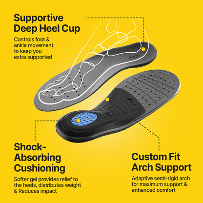 Frido Arch Support Insoles (Semi-Rigid)