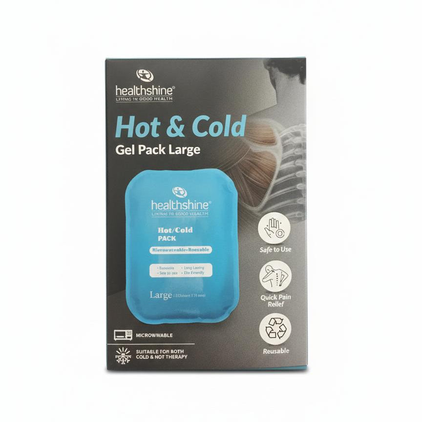 Healthshine hot and cold gel pack large on a white background