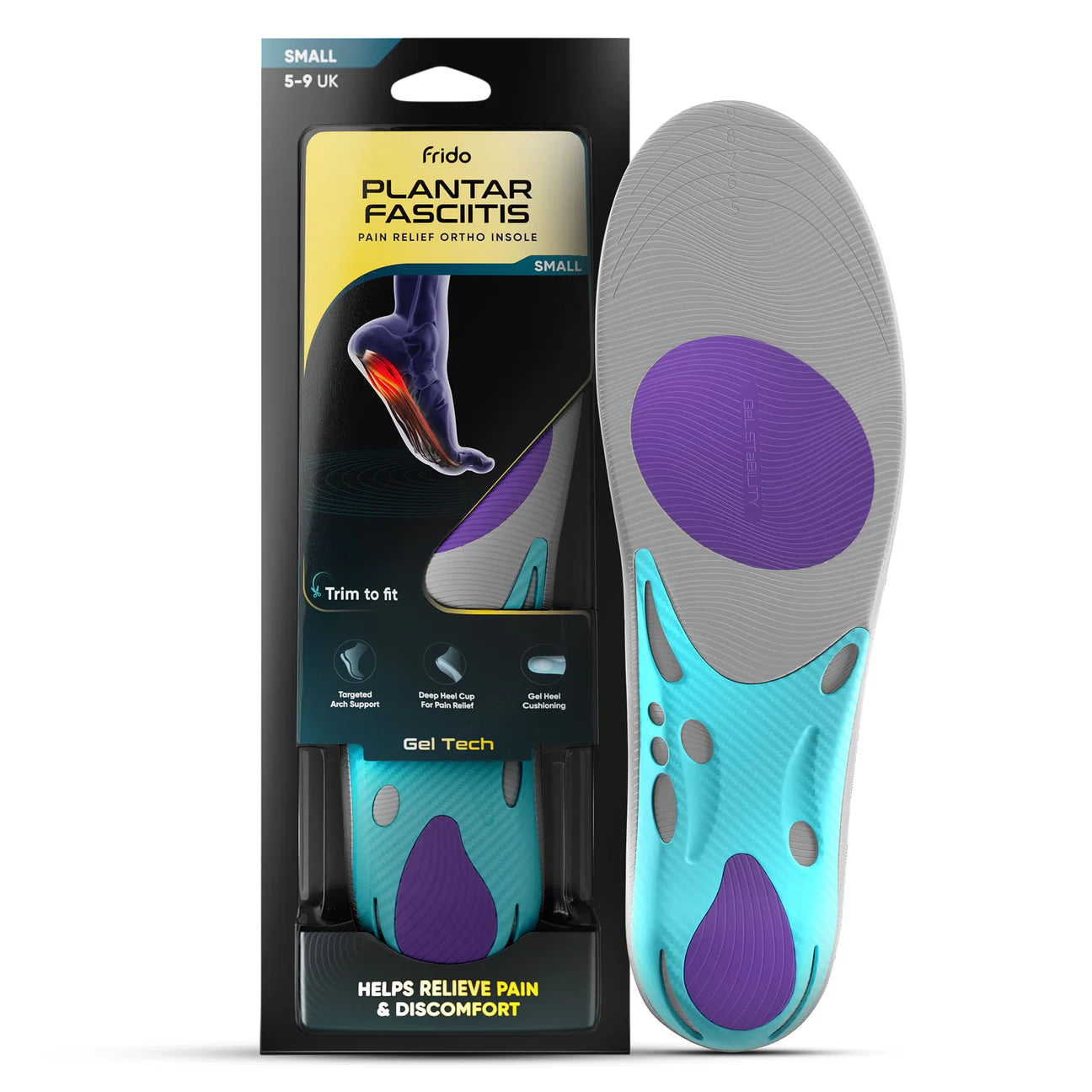 Frido Plantar Fasciitis Pain Relief Ortho Insoles