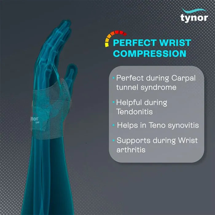 Tynor Wrist Brace with Thumb E-06 (Universal)