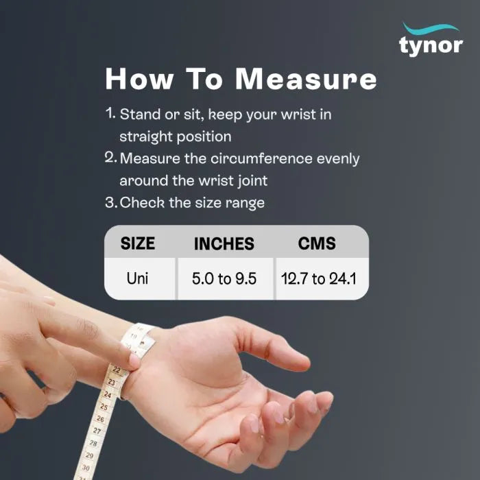 Tynor Wrist Brace with Thumb E-06 (Universal)